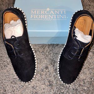 Mercanti Fiorentini Mens Blue Oxford Dress Shoe Size 11 - NEW